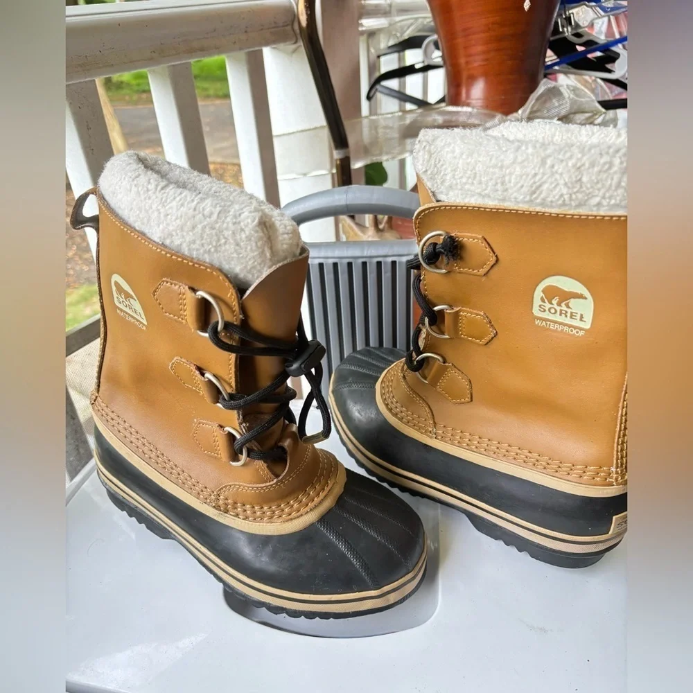 SOREL CARIBOU YOUTH WATERPROOF BOOTS